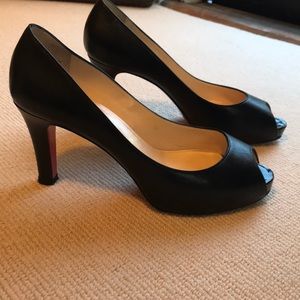 Christian Dior Very Prive Capretto Nero heels